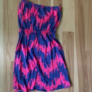 Lilly Pulitzer- strapless dress